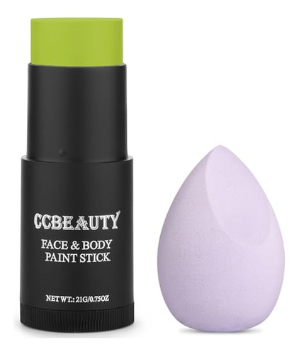 Pintura Para Cara  Ccbeauty Ogre Green Face Paint Stick,kit
