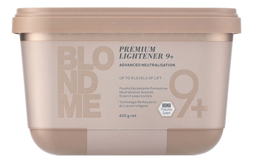 Aclarador Schwarzkopf Blondme Premium Lightener 450 Gr Profe