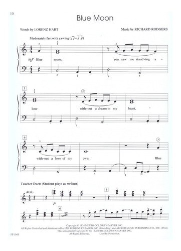 Showtime Piano Jazz & Blues, Level 2a, Elementary Playing.