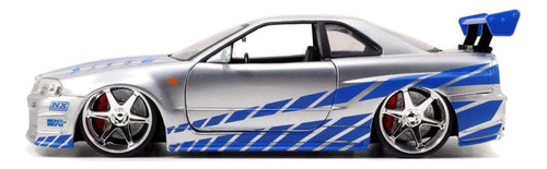 Jada Toys Fast & Furious Brian's 2002 Nissan Skyline R34 - A