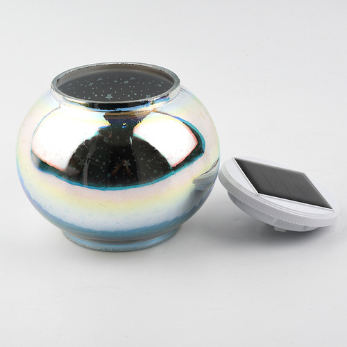 Lámpara Jar Para Exteriores, Solar, Decorativa, Luz Blanca