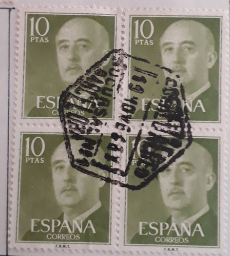 2 Bloques De Estampillas España Y Usa