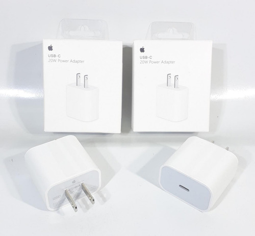 Imagen 2 de 3 de Cargador Cabezal iPhone 20 W Fast Tipo C 2021 Americano