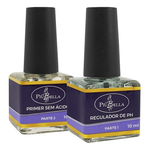 Kit Regulador De Ph E Primer Sem Ácido Piubella 10ml Oferta