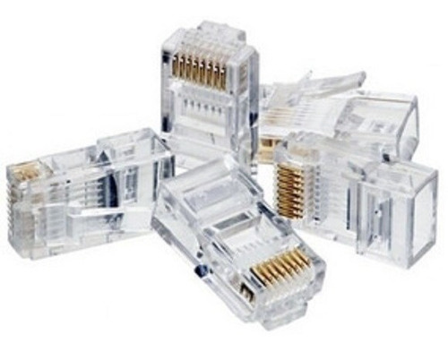 Conectores Rj-45 P/cable Utp Cat5e Agi-1412 100 Piezas