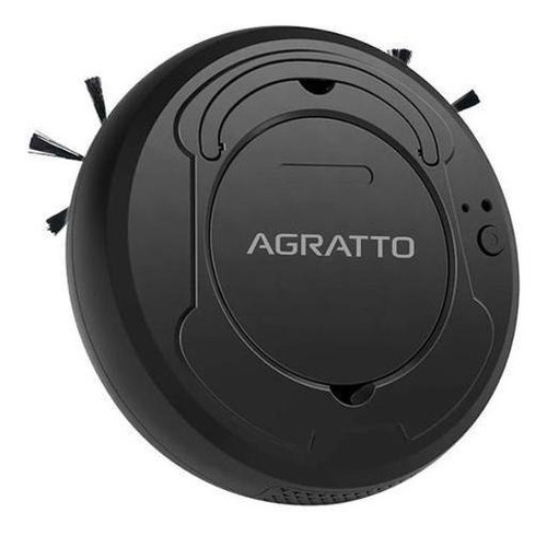 Aspirador De Po Robo Praticci Preto 3 Em 1 Usb 3.7v Agratto