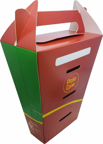Caixa Embalagem Delivery 2 Pizza Cone 500un