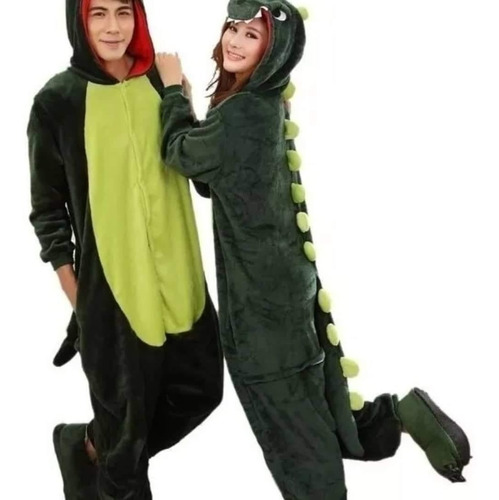 Pijamas Enterito Polar Adulto Kigurumis. Disfraz Pijama Dino