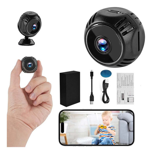 Mini Cámara Espía Full Hd 1080p Wifi Cámara De Seguridad Batería Recargable Xdl Mini Cámara De Visión Nocturna