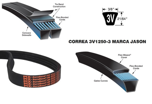 3v1250 Correa Industrial 3v1250 Marca Dayco O Jason Usa
