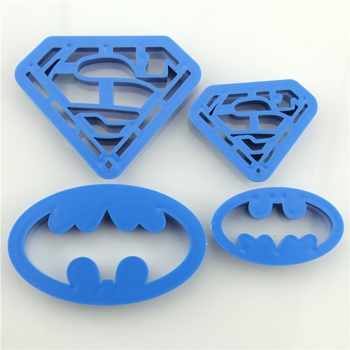 Set Cortantes Super Heroes Batman Superman Repostería