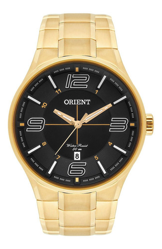 Relógio Orient Masculino Mgss1136 P2kx Dourado Prova Dagua