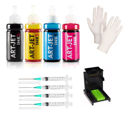 Kit De Recarga De Cartucho 664 662 122 60 21 22 + Snap Purga