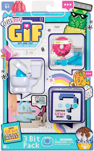 Imagen 2 de 9 de Caja Mini Sorpresa Oh My Gif Figura Coleccion 24117 Edu