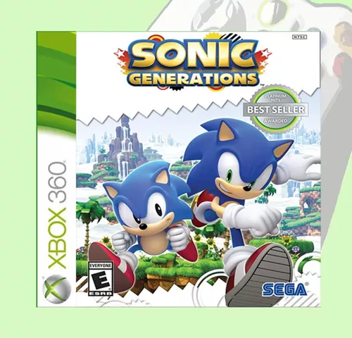 Jogo Sonic Generations Xbox 360 Midia Fisica