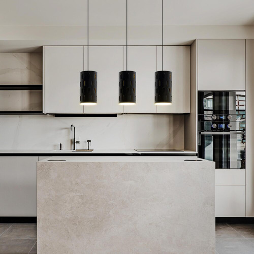 Lampara Colgante Ronsecco Acero Negro E27 3x60w Ip20cod79444