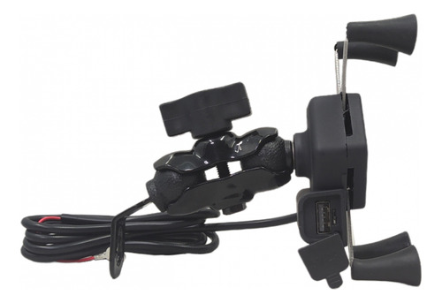 Suporte Celular Universal Estilo Garra Aranha Reforçado 360° Preto