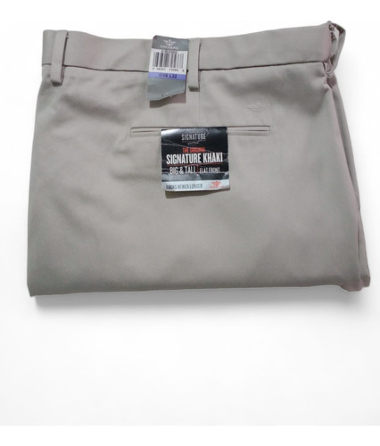 Pantalón Dockers Signature Khaki Beige Claro Talla 48x32