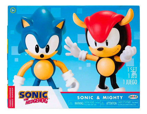 Pack De 2 Figuras Sonic & Mighty