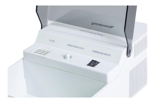 Imagen 3 de 4 de Nebulizador a pistón Yuwell 403AI blanco 220V