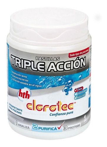 Pastillas Para Piscina Multiacción Clorotec Lenta Dilución