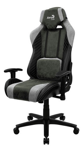 Imagen 3 de 7 de Silla Gamer Aerocool Baron Hunter Green