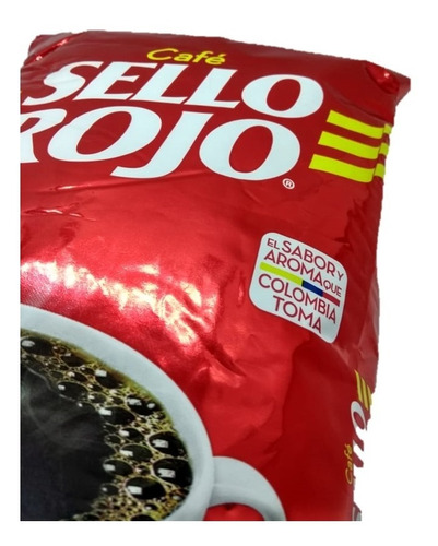 Café Colombiano  Sello Rojo Cuatro Bolsas De 500 Gr Col8