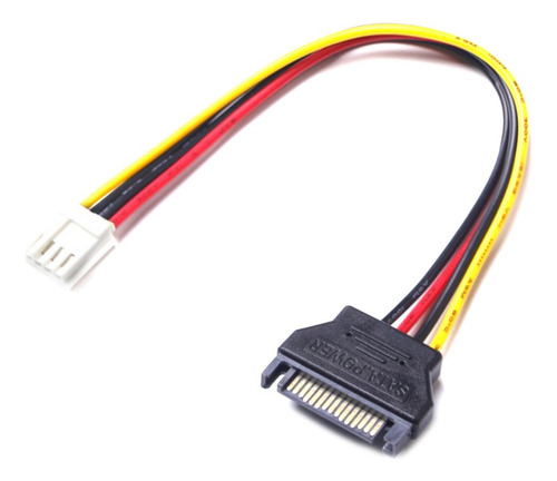 15pin Sata Macho 4 Pine Floppy Fdd Hembra Convertidor Cable