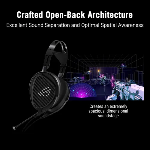 Headset Gamer Asus Rog Kithara Planar Magnetic Preto | MercadoLivre