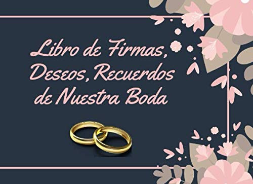 Libro De Firmas Deseos Recuerdos De Nuestra Boda