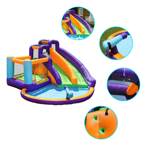 Trampolín Inflable Juego Perfecto Centro Acuático Brincolín