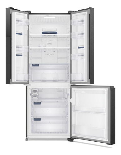 Geladeira Frost Free Im7b Inverter 3 Portas Black Inox 480 litros Electrolux