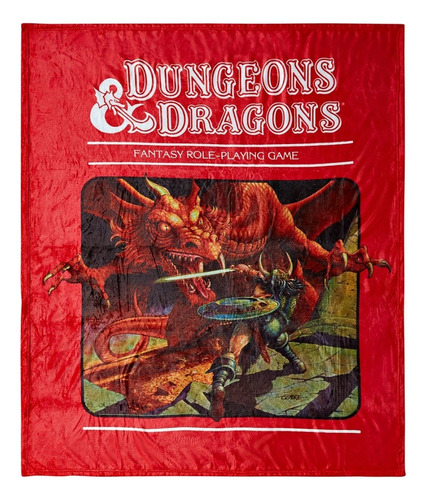 Frazada Manta Calabozos Y Dragones Original Dungeons Cobija