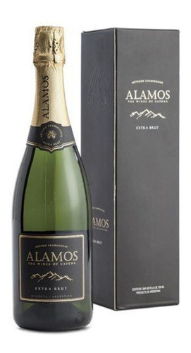 Estuche Champagne Alamos Extra Brut X750cc