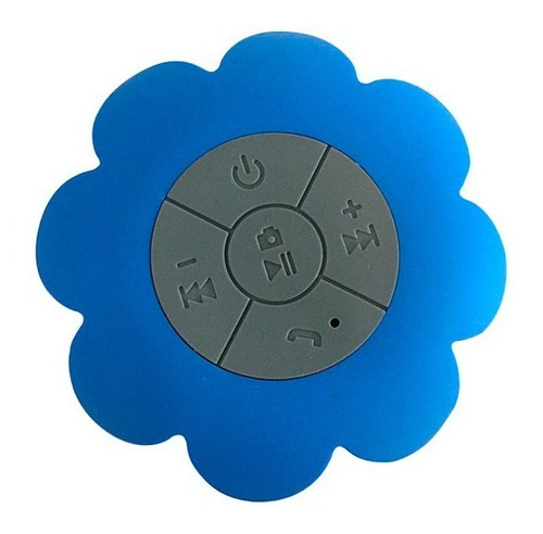 Parlante Zuena Flor AL-Q42 portátil con bluetooth azul 