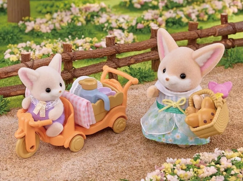 Sylvanian Families Picnic Hermanos Fennec Zorros Ternurines