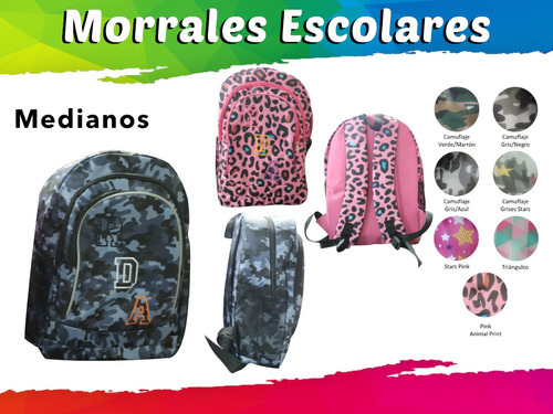 Morrales / Bolsos / Bag Escolares  Medianos