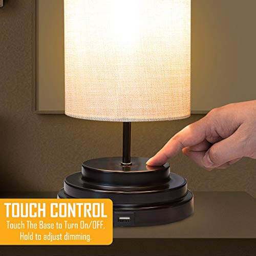Lámparas De Mesa De Noche Lámpara De Mesa Táctil Aultra Led