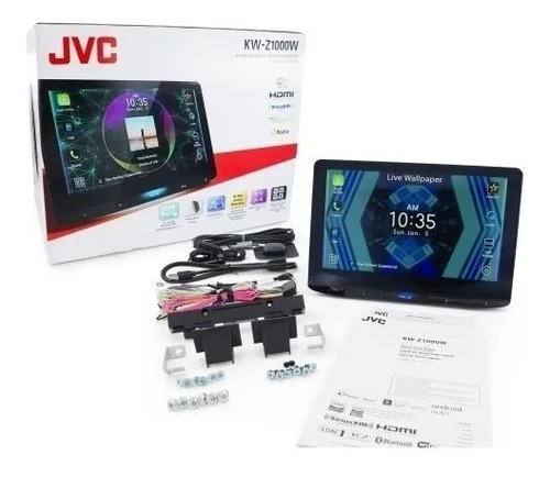 Radio Para Carro Jvc Kw-z1000w Hd Android Apple Carplay