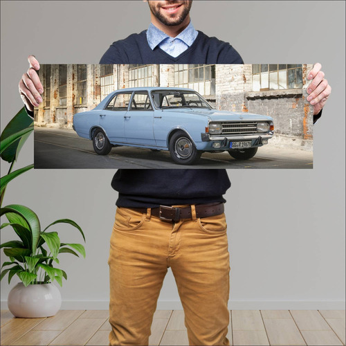 Cuadro 30x80cm Auto 1966 Opel Rekord Auto 22