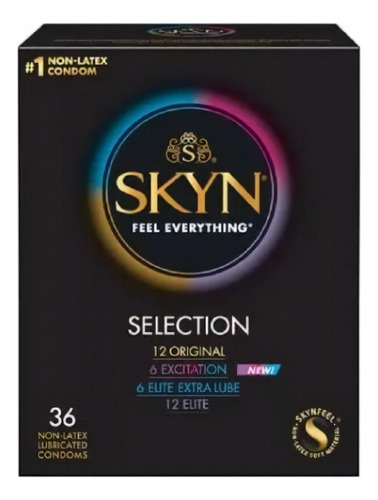 Condones Skyn Feel Everything 36 Pzs Selection 4 Diferentes