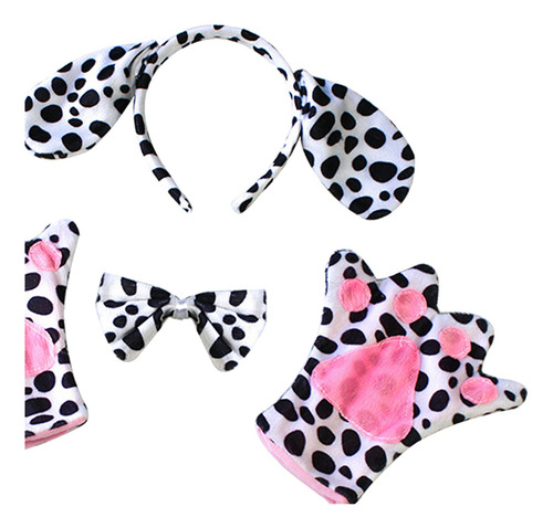 4 Uds. Conjunto De Disfraces De Animales, Adulto Dálmatas