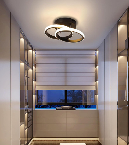 NIFUNA Lámpara De Techo Lampara Foco Decorativas Led Para Baño Moderna Colgante Lamparas Para Baño Lamparas Para Sala Lampara Decorativa Lamparas Para Interiores Luz Negra Lamparas Techo Led