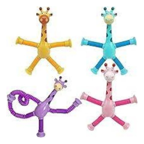 Brinquedo Ventosa Animais Infantil Diversão Girafa Criativo