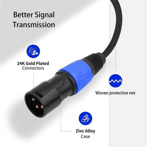 Usb C A Xlr Macho Cable Usb Xlr De Salida Xlr Fácil 200cm