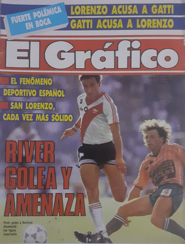 El Gráfico 3556 Banfield 1 River 4 , Boca 1 Español 2