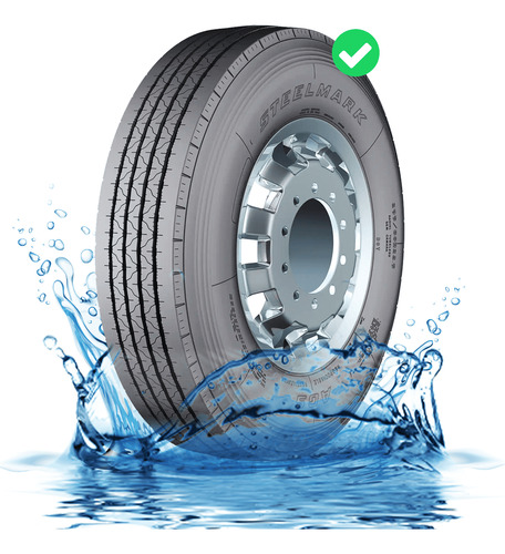 Kit 2 Pneu Steelmark Goodyear Aro22,5 Agd Tração 295/80r22.5