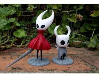 Escultura De Hollow Knight Y Hornet: ¡agrega Un Toque Épico