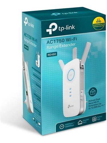 Re450 Tp-link Extensor De Rango Wifi Ac1750 Doble Banda