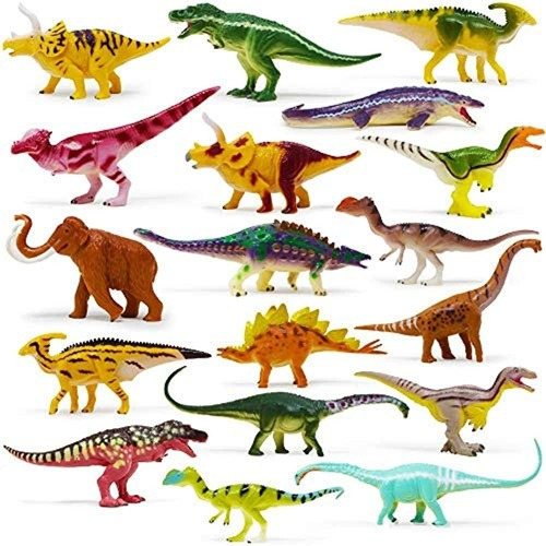 Boley 18 Pack 4  Autentico Juego De Dinosaurios, El Modelo